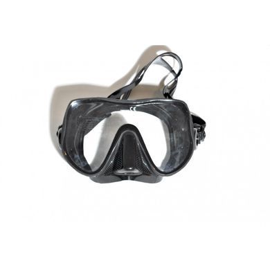 Маска BS Diver EXEL PLUS чорний силікон, моноскло, безрамкова, матова