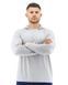 Футболка чоловіча з довгим рукавом та капюшоном TYR Men&rsquo;s SunDefense Hooded Shirt, Light Grey M