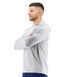 Футболка чоловіча з довгим рукавом та капюшоном TYR Men&rsquo;s SunDefense Hooded Shirt, Light Grey M