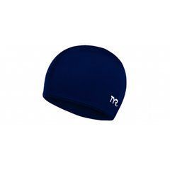 Шапочка для плавання TYR Solid Lycra Swim Cap, Navy