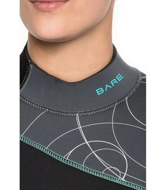 МОКРИЙ ЖІНОЧИЙ ГІДРОКОСТЮМ BARE ELATEL FULL 3-2 MM ЧОРНО-СІРИЙ