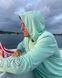 Мужская футболка с длинным рукавом и капюшоном TYR Men&rsquo;s SunDefense Hooded Shirt, Mint XXL