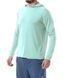 Мужская футболка с длинным рукавом и капюшоном TYR Men&rsquo;s SunDefense Hooded Shirt, Mint XXL