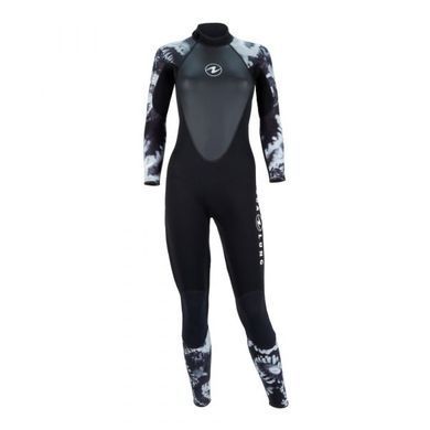 Гидрокостюм для дайвинга Aqua Lung HydroFlex 3mm женский (черно-белый), S, 3 мм