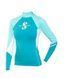 РЕГЛАН SCUBAPRO RASH GUARD WOMEN БІЛО-БІРЮЗОВИЙ