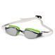 Очки для плавания стартовые Michael Phelps K180 Mirror (бело-зеленый)