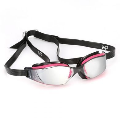 Очки для плавания стартовые Michael Phelps Xceed Lady Mirrored (розово-черный)