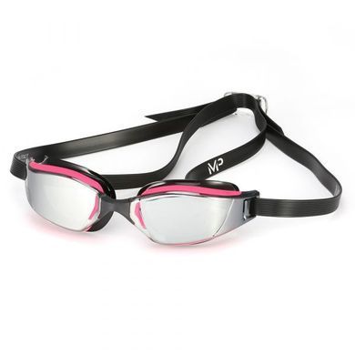 Очки для плавания стартовые Michael Phelps Xceed Lady Mirrored (розово-черный)