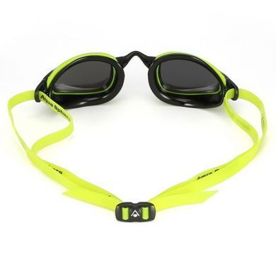 Очки для плавания стартовые Michael Phelps K180 Mirror (желто-черный)