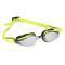 Очки для плавания стартовые Michael Phelps K180 Mirror (желто-черный)