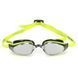 Очки для плавания стартовые Michael Phelps K180 Mirror (желто-черный)