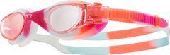 Окуляри для плавання TYR Vesi Tie Dye Youth Fit, PINK/WHITE (667)