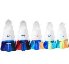 Ласты короткие TYR Stryker Silicone Fins, Clear (101), M