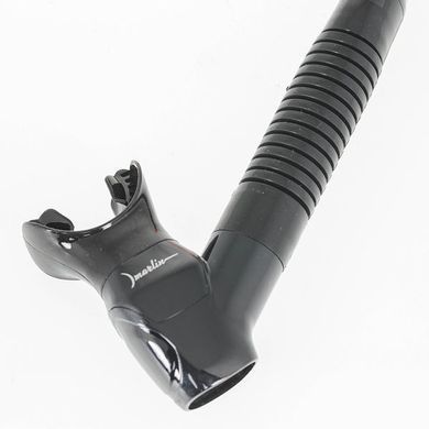 Трубка Marlin FLASH (прямая гофра) TITAN/BLACK