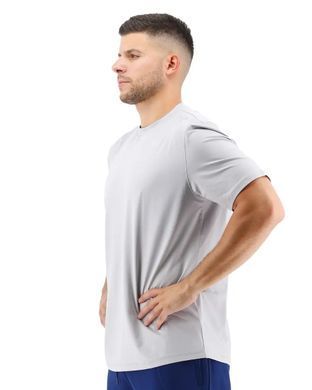 Футболка мужская с коротким рукавом TYR Men&rsquo;s SunDefense Short Sleeve Shirt, Light Grey XL