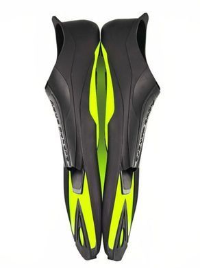 Ласти для басейну Aqua Sphere Microfin (чорно-салатовий), 46-47
