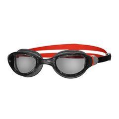Очки для плавания Zoggs Phantom 2.0 (черно-красный, затемненные линзы)