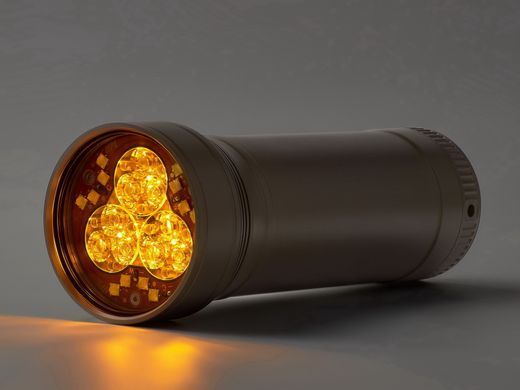 Фонарь для подводной охоты, дайвинга, а также видеосъемки &laquo;HunterProLight-4 V4&raquo;, 5000К(холодый), 5000К+3000К