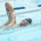 Очки для плавания Aqua Sphere Fastlane (желто-белый, золотистые линзы)