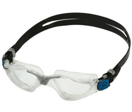 Очки для плавания Aqua Sphere Kayenne (прозрачно-серебряный, прозрачные линзы)