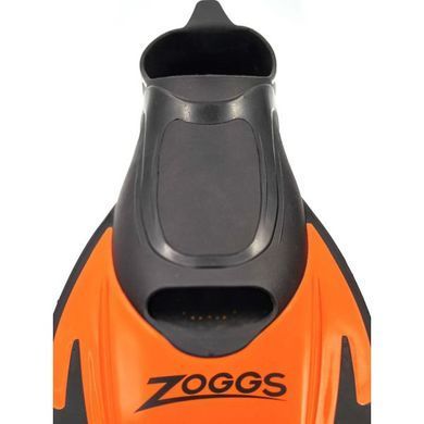 Ласти для плавання короткі Zoggs Energy (чорно-помаранчевий), 46-47
