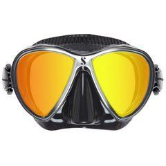 Маска Scubapro SYNERGY Twin чорна дзеркальні стекла