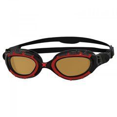 Окуляри для плавання Zoggs Predator Flex Polarized Ultra розмір S (чорно-червоний)