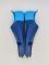 Ласты для плавания короткие Zoggs Short Blade Eco Fins 35/36 р. (сине-голубой)