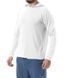 Мужская футболка с длинным рукавом и капюшоном TYR Men&rsquo;s SunDefense Hooded Shirt, White M